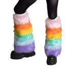 Rainbow Stripe Leg Warmers - Pawstar Pawstar Leg Warmers cosplay, costume, furry, Legs, pride, ship-15