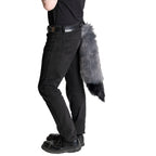 grey gray with black tip Mini Fox Tail - Pawstar Pawstar Tails 