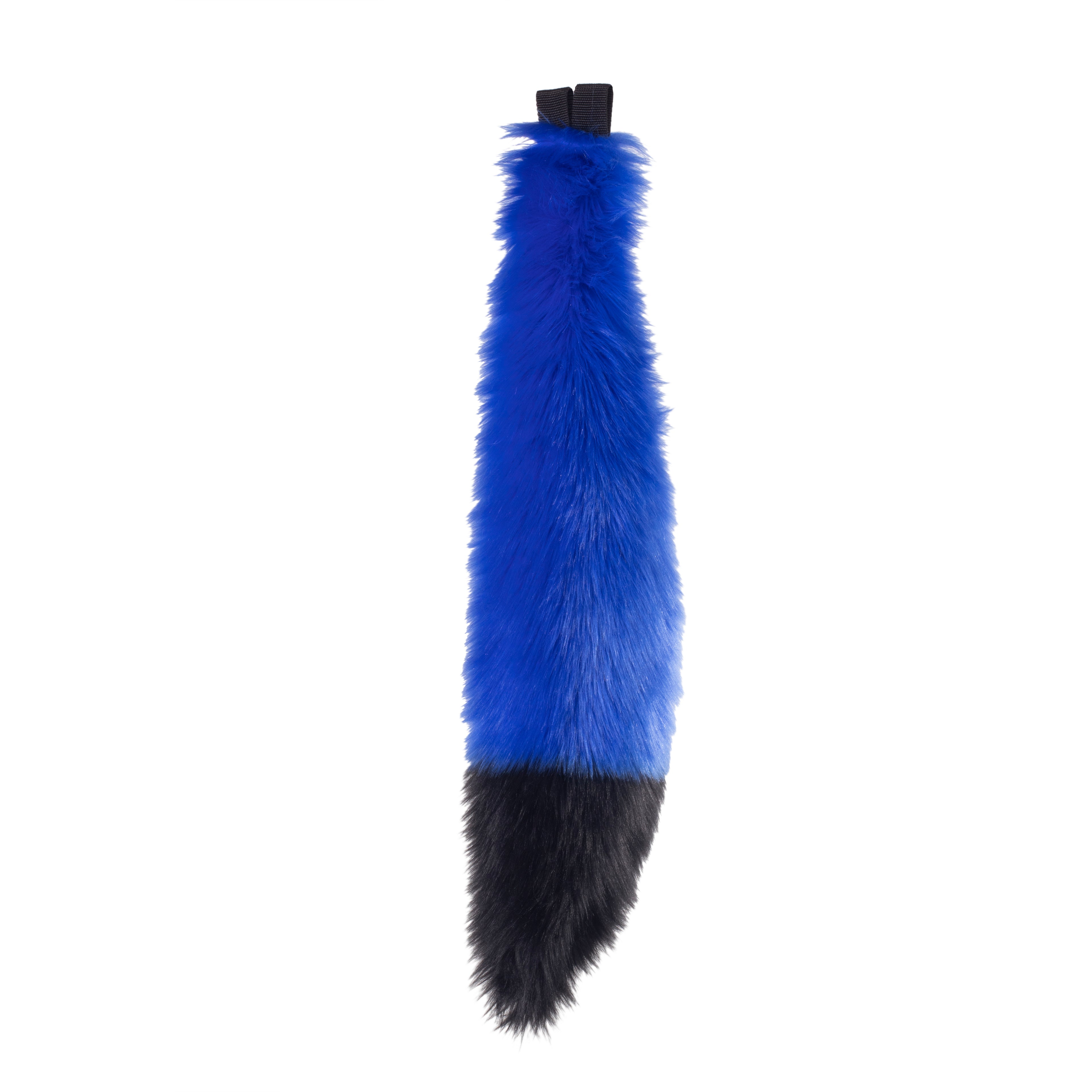 blue with black tip Mini Fox Tail - Pawstar Pawstar Tails canine