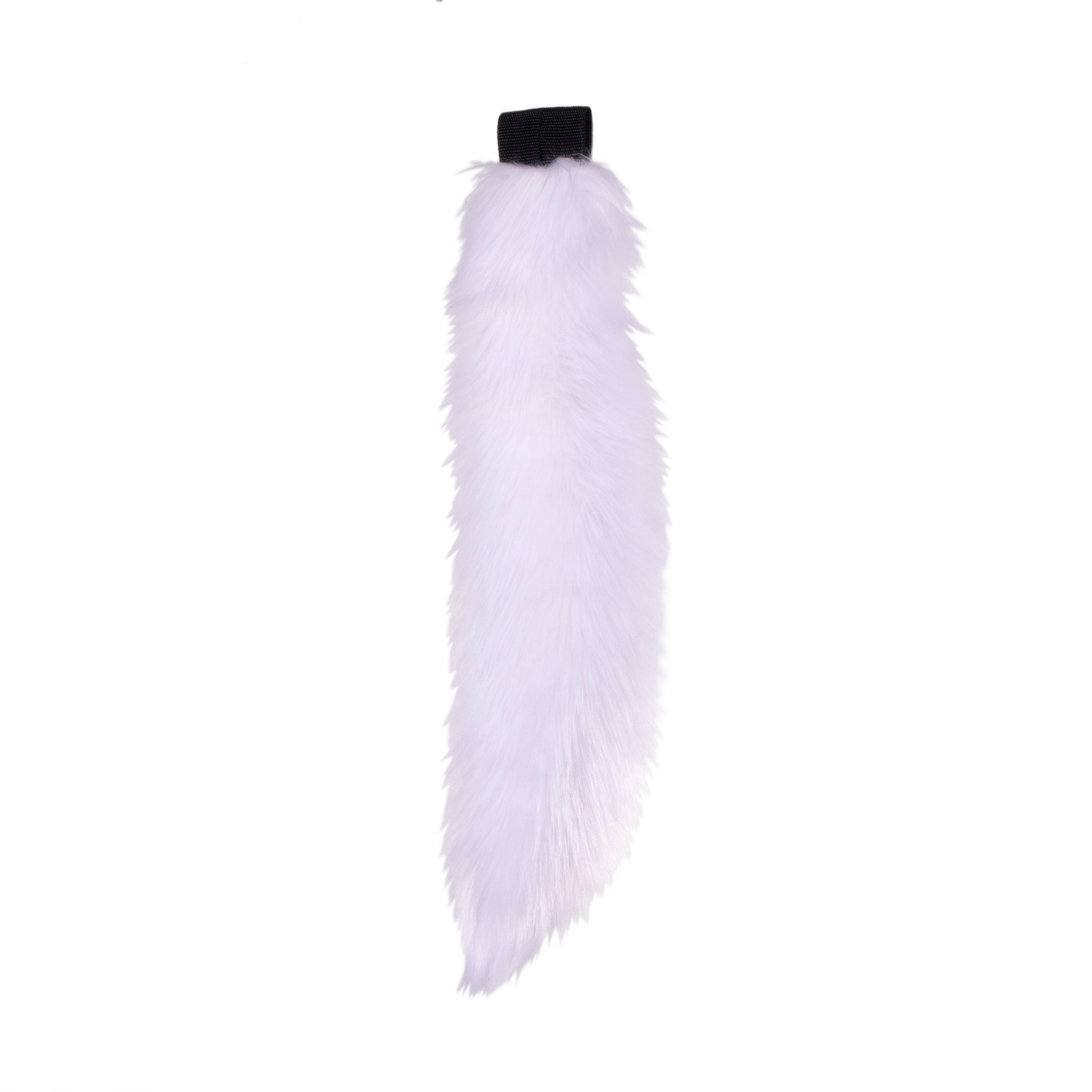 white Mini Wolf Tail - Pawstar Pawstar Tails 