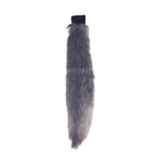 gray grey Mini Wolf Tail - Pawstar Pawstar Tails canine