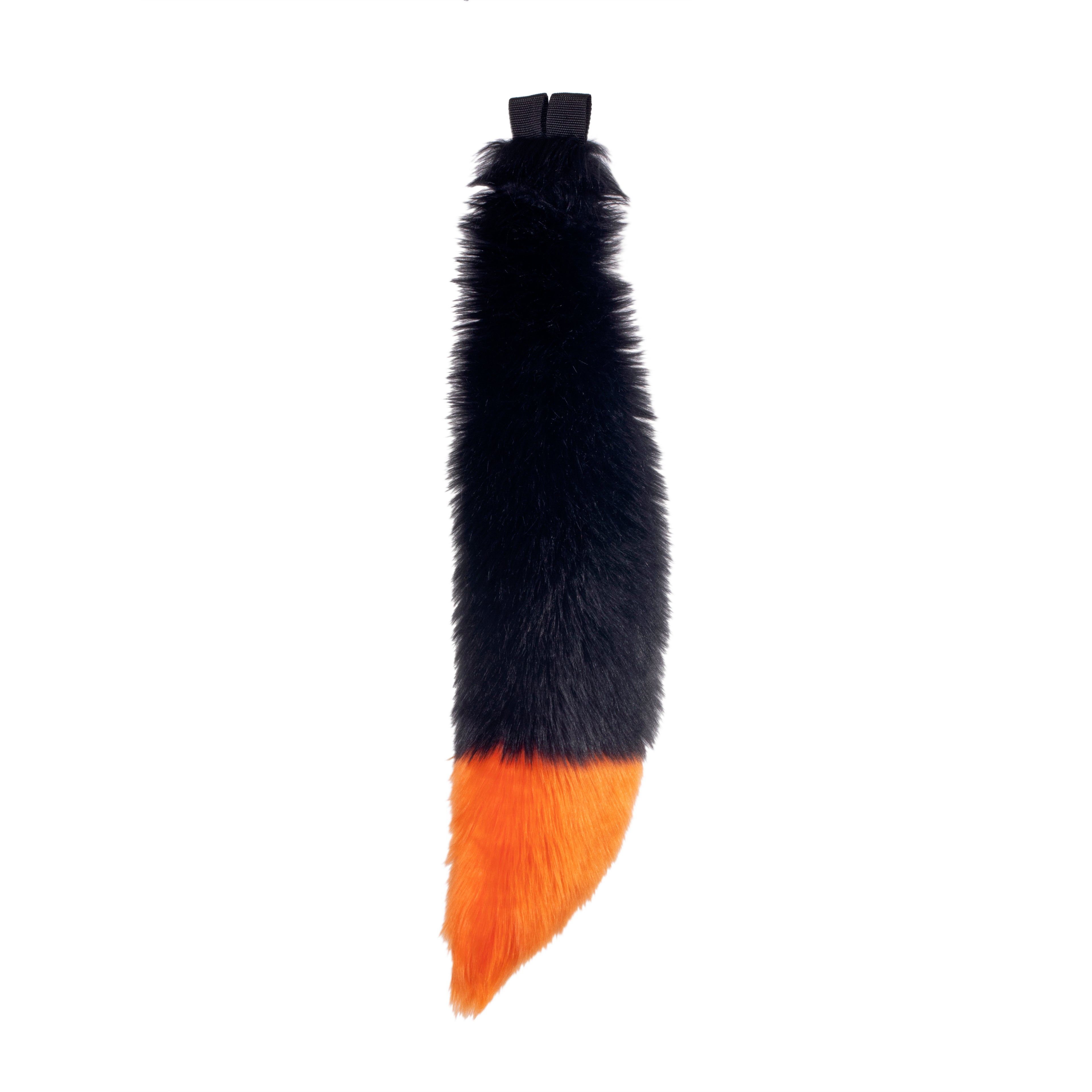 orange canine Yip Tip Full Size Fox Tail - Pawstar Pawstar Tails 
