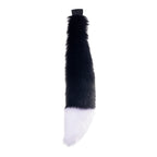 white canine Yip Tip Full Size Fox Tail - Pawstar Pawstar Tails 
