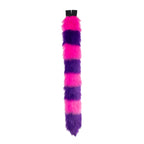 Pawstar Cheshire Striped Kitty Tail alice in wonderland furry fluffy partial fursuit halloween costume or cosplay accessory
