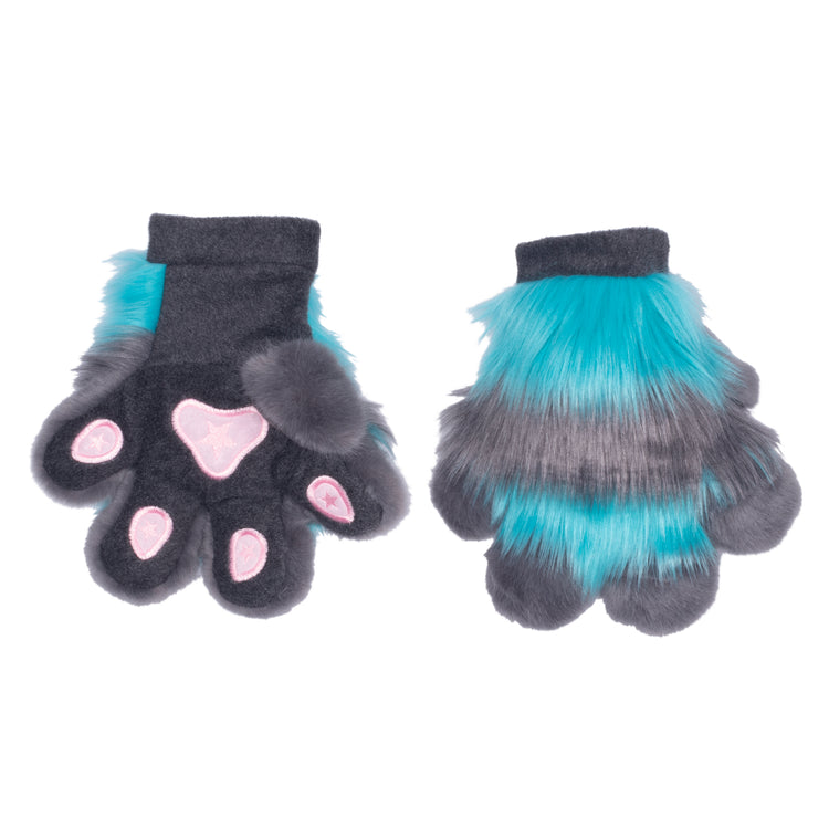 PawMitts - Cheshire - Pawstar Pawstar PawMitts Cheshire, cosplay, costume, furry, fursuit, hand paws, Paw, PawMitts, ship-15, ship-30day