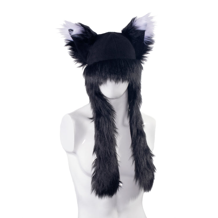 Fox Yip Hat III - Pawstar Pawstar Fleece Hats canine, cosplay, costume, fox, furry, hat, orange, ship-15, ship-15day