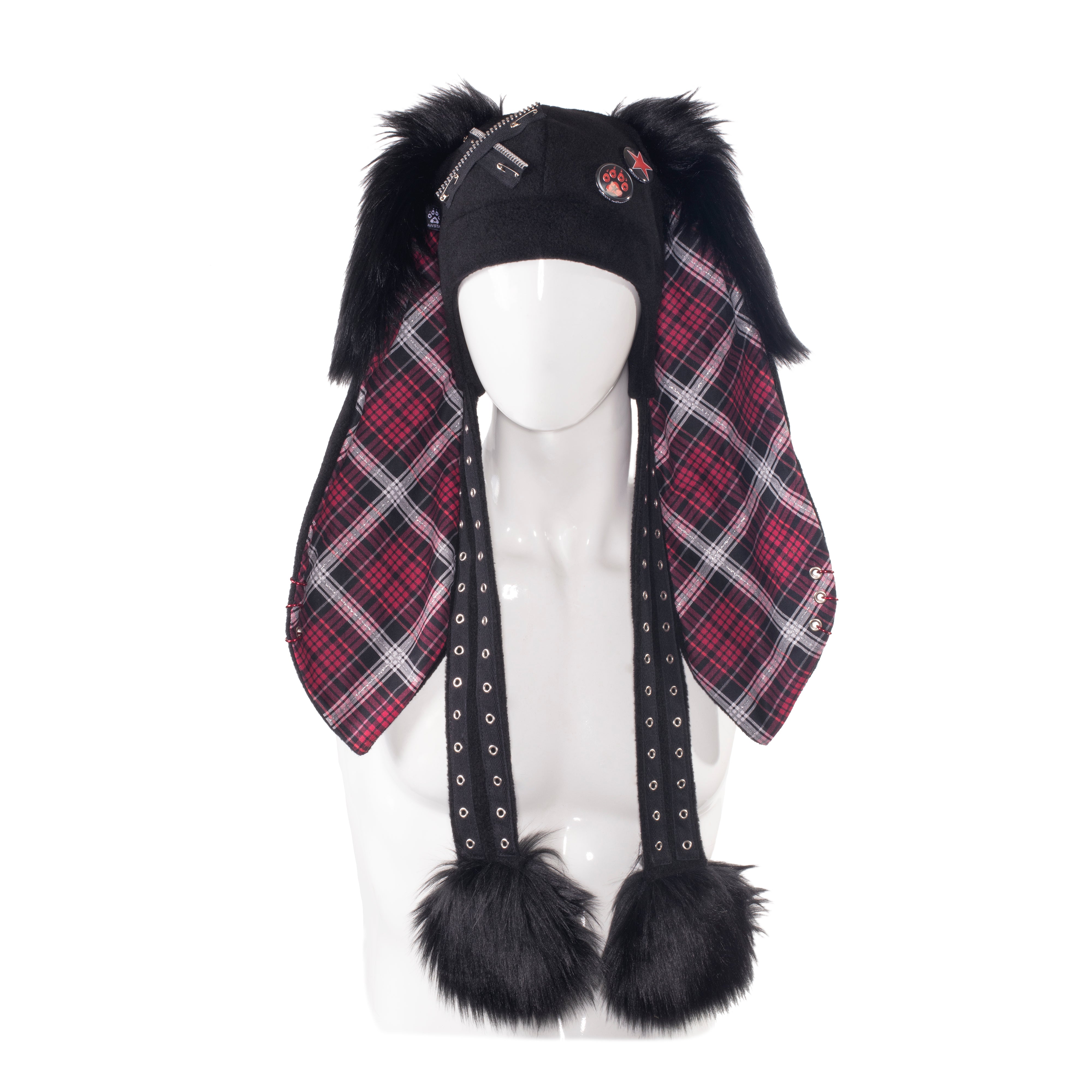 Pin Punx MEGA Puffet Bunny Hat by Pawstar