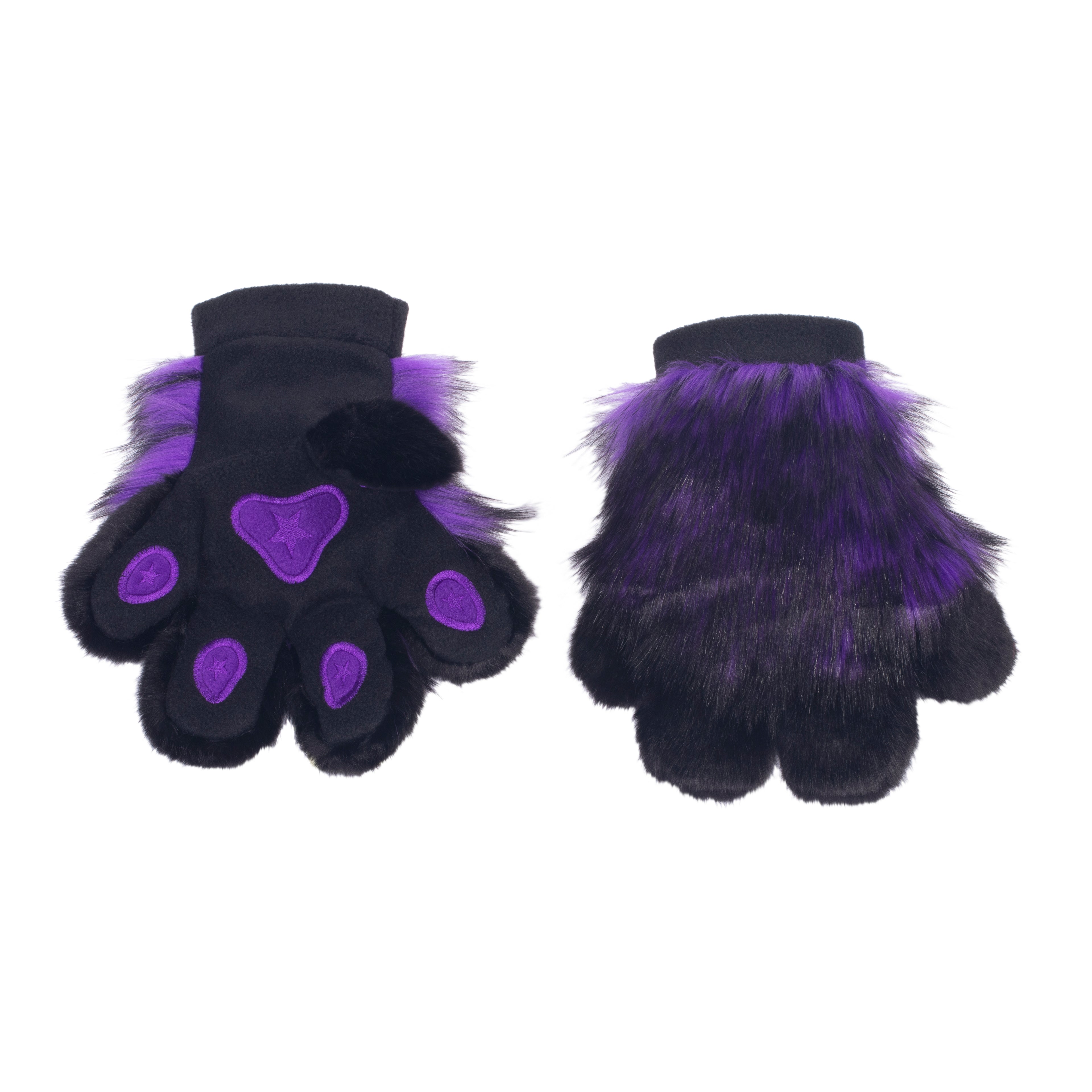 Wild Wolf Fur PawMitts - Pawstar Pawstar PawMitts cosplay, costume, furry, fursuit, hand paws, paw, ship-15, ship-30day