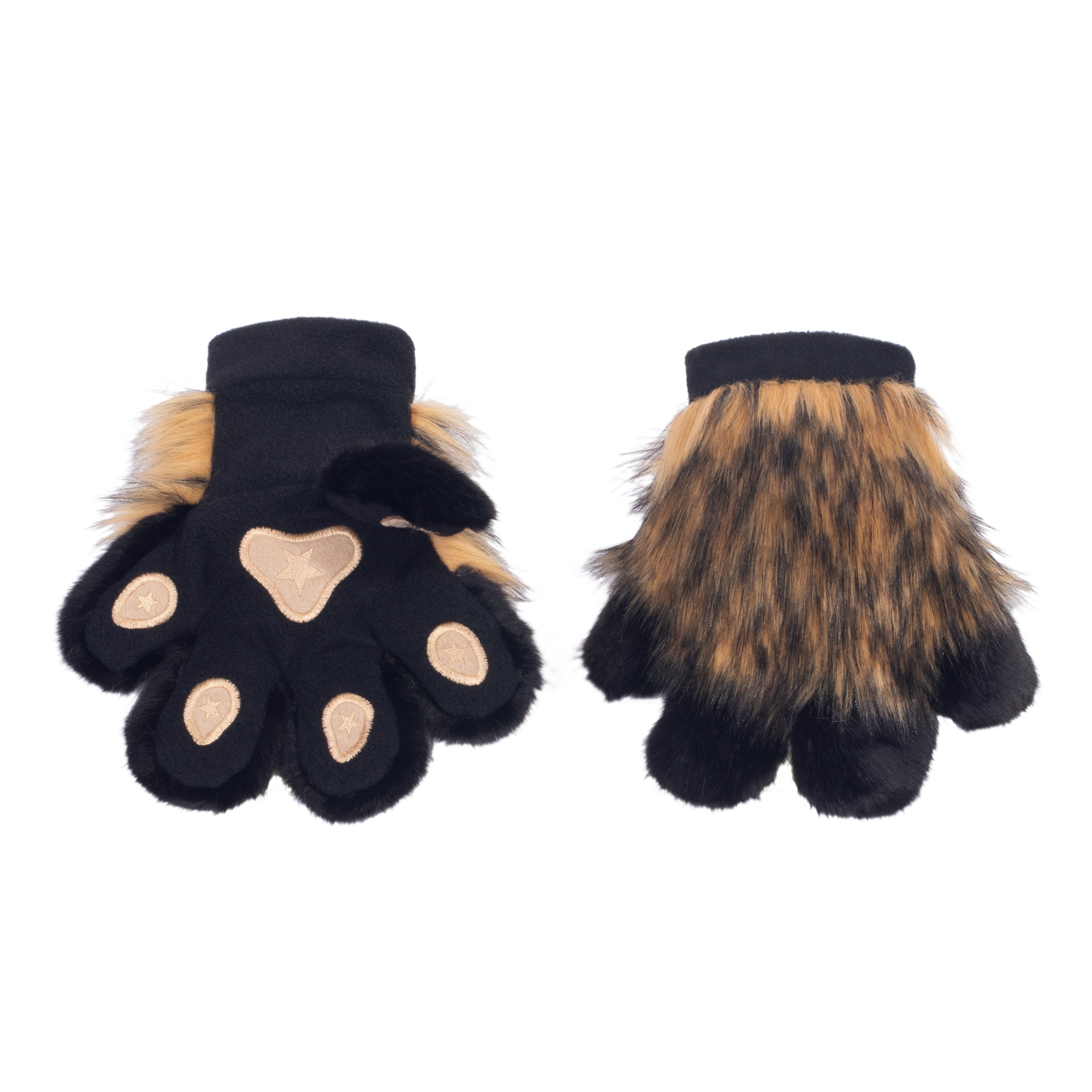 Wild Wolf Fur PawMitts - Pawstar Pawstar PawMitts cosplay, costume, furry, fursuit, hand paws, paw, ship-15, ship-30day