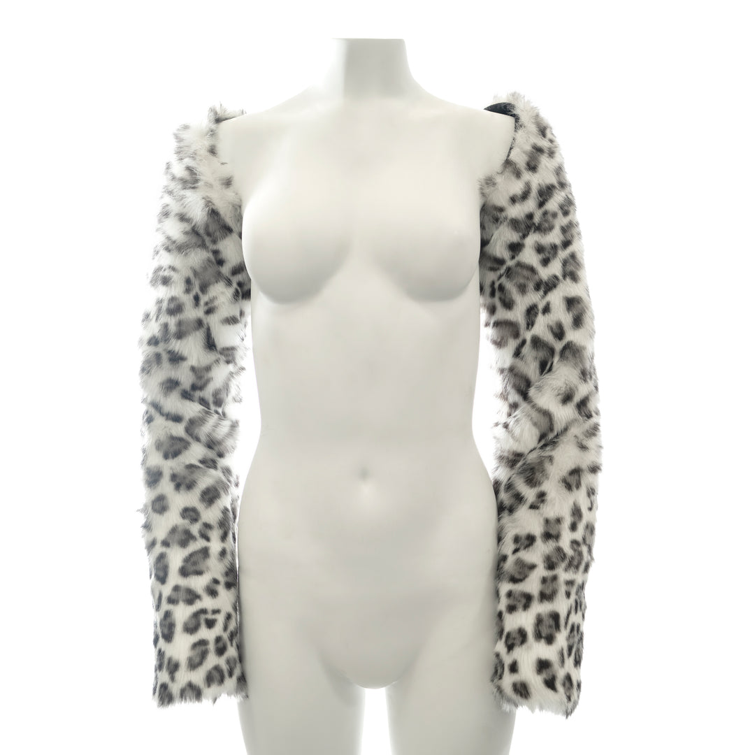 Snow Leopard Fur Arm Sleeves