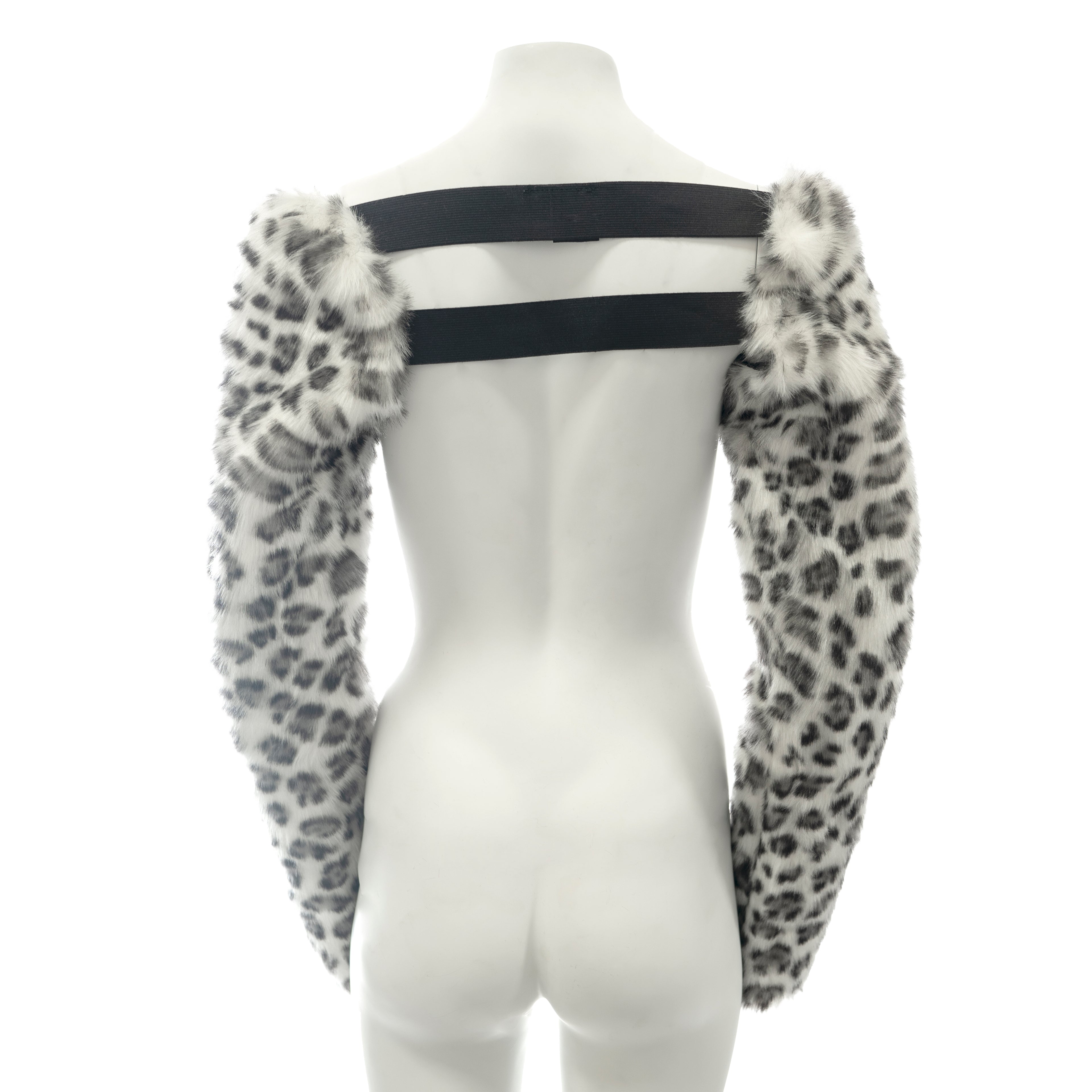 Snow Leopard Fur Arm Sleeves - Pawstar Pawstar Arm Sleeves Arm Sleeves, clothing, cosplay, costume, furry, fursuit, ship-15, ship-30day
