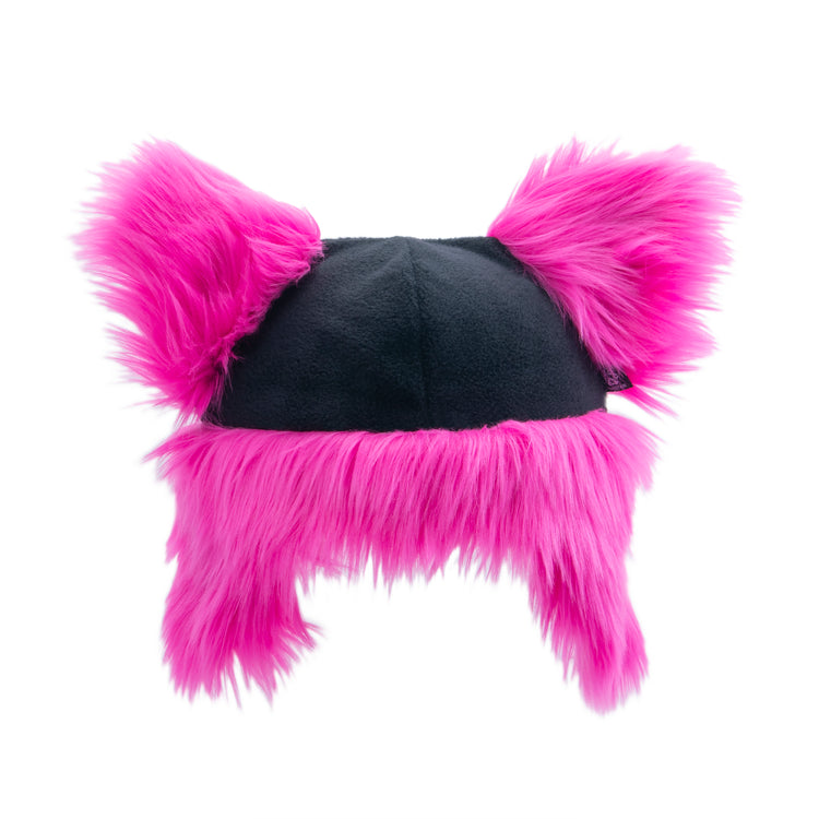 hot pink Pawstar kitty cat feline furry hat!