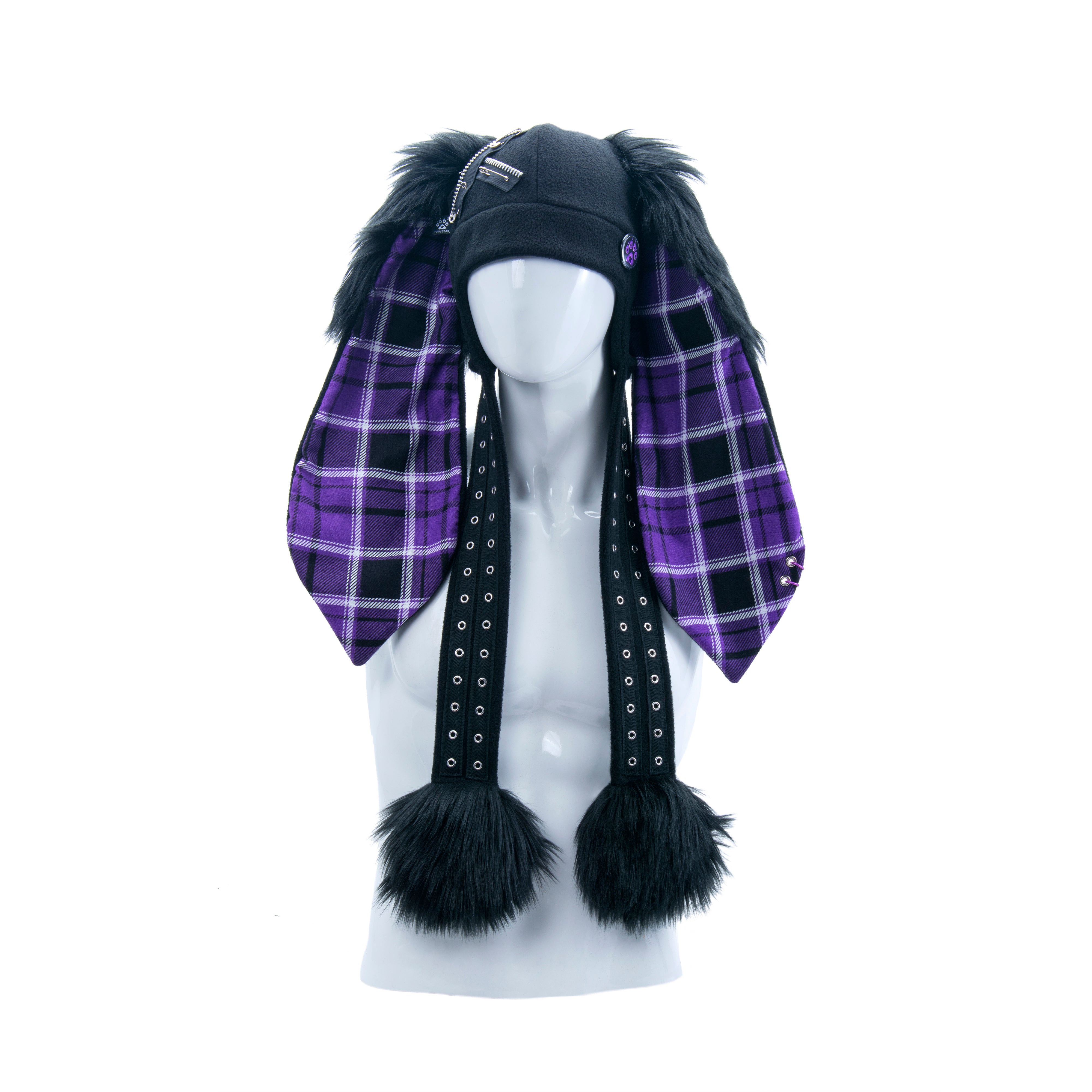 Pin Punx MEGA Puffet Bunny Hat by Pawstar