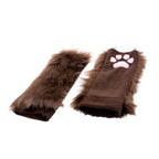 brown chocolate Paw Warmer - Monster Fur - Pawstar Pawstar PawWarmers 