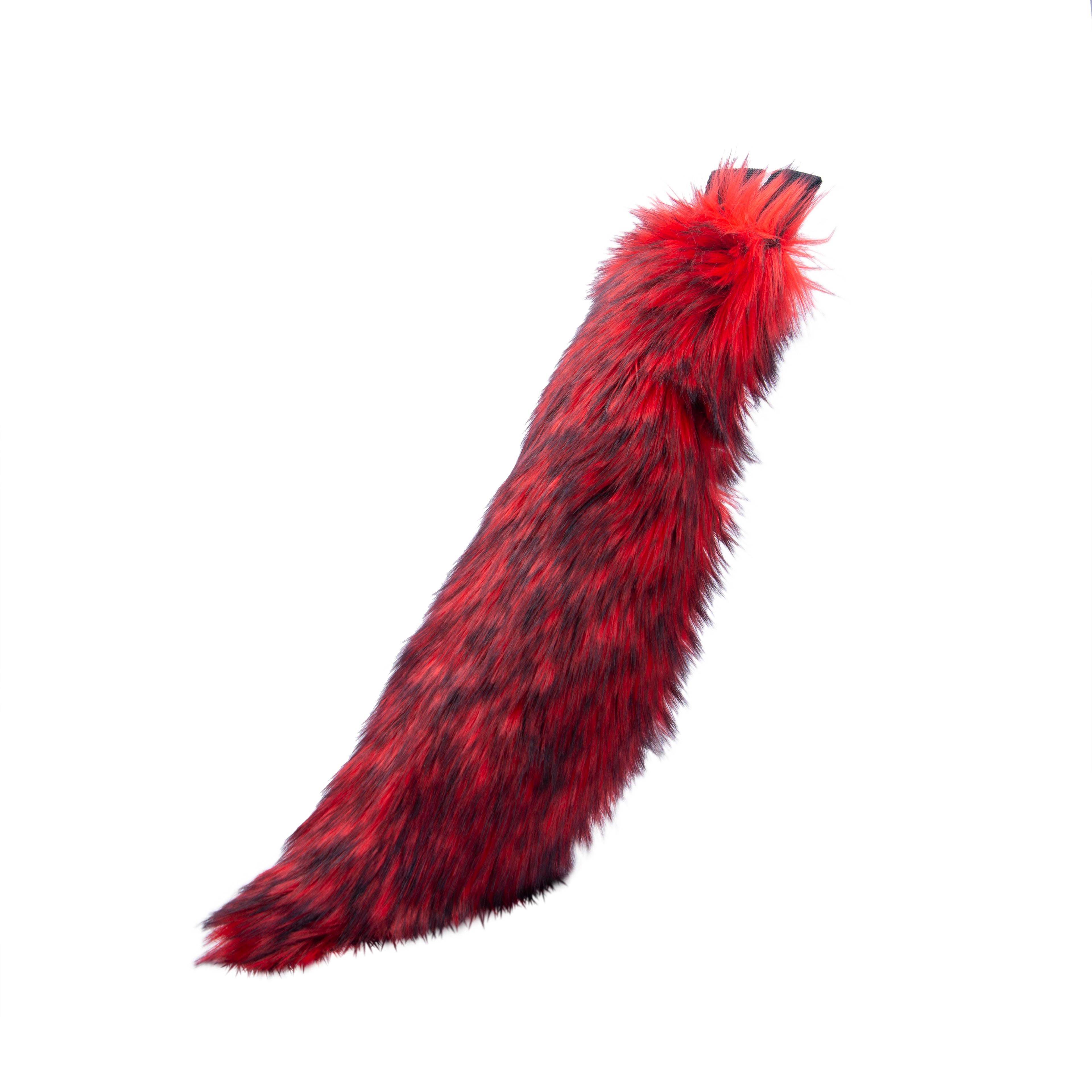 Wild Wolf Fur Mini Tail - Pawstar Pawstar Tails canine, cosplay, costume, furry, ship-15, ship-15day, tail, wolf