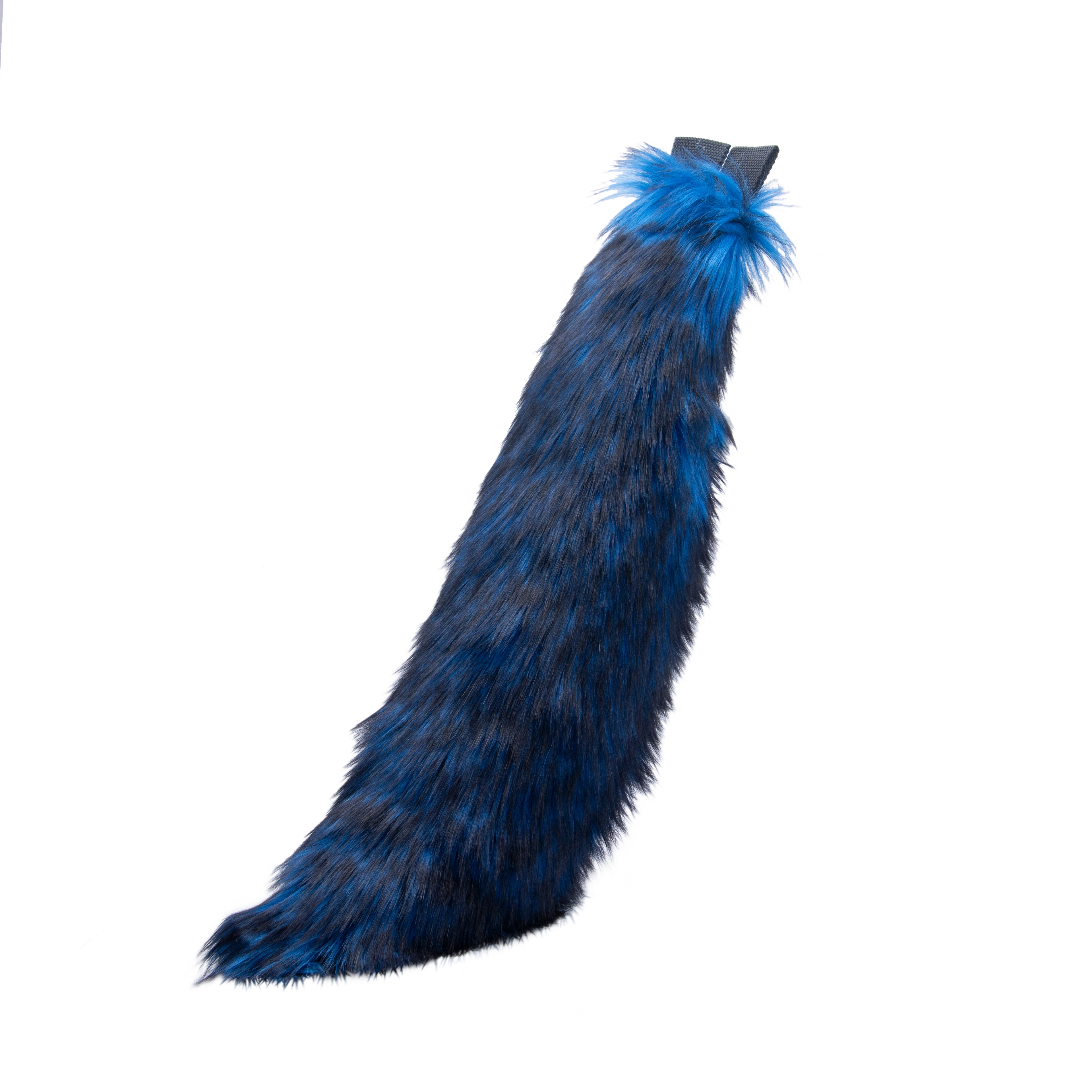 Wild Wolf Fur Mini Tail - Pawstar Pawstar Tails canine, cosplay, costume, furry, ship-15, ship-15day, tail, wolf