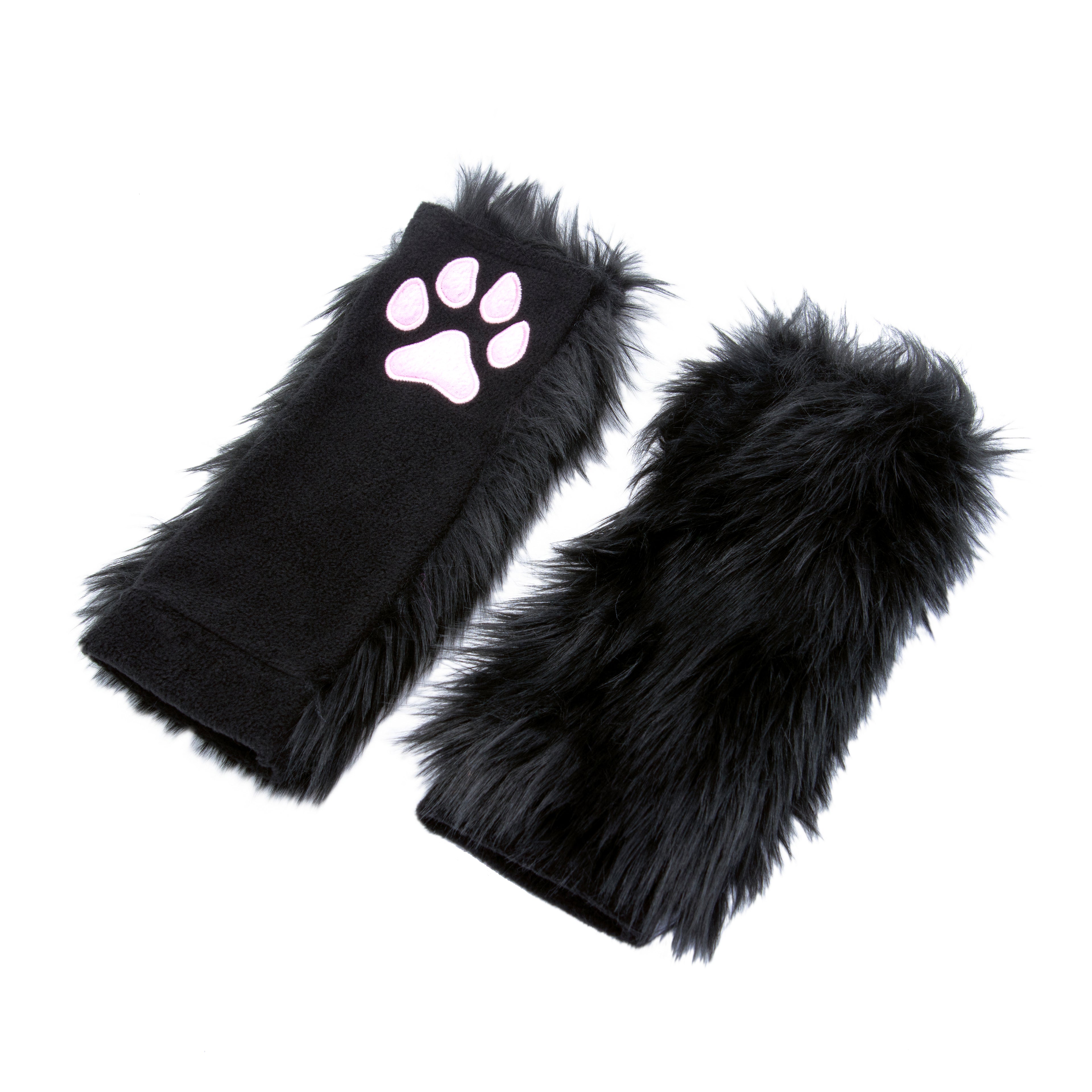 black Paw Warmer - Monster Fur - Pawstar Pawstar PawWarmers 