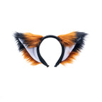 rust brown Fox Ears - Pawstar Fox Yip Ear Headband - fox ears headband for costumes, cosplay, fursuit, fashion, therian