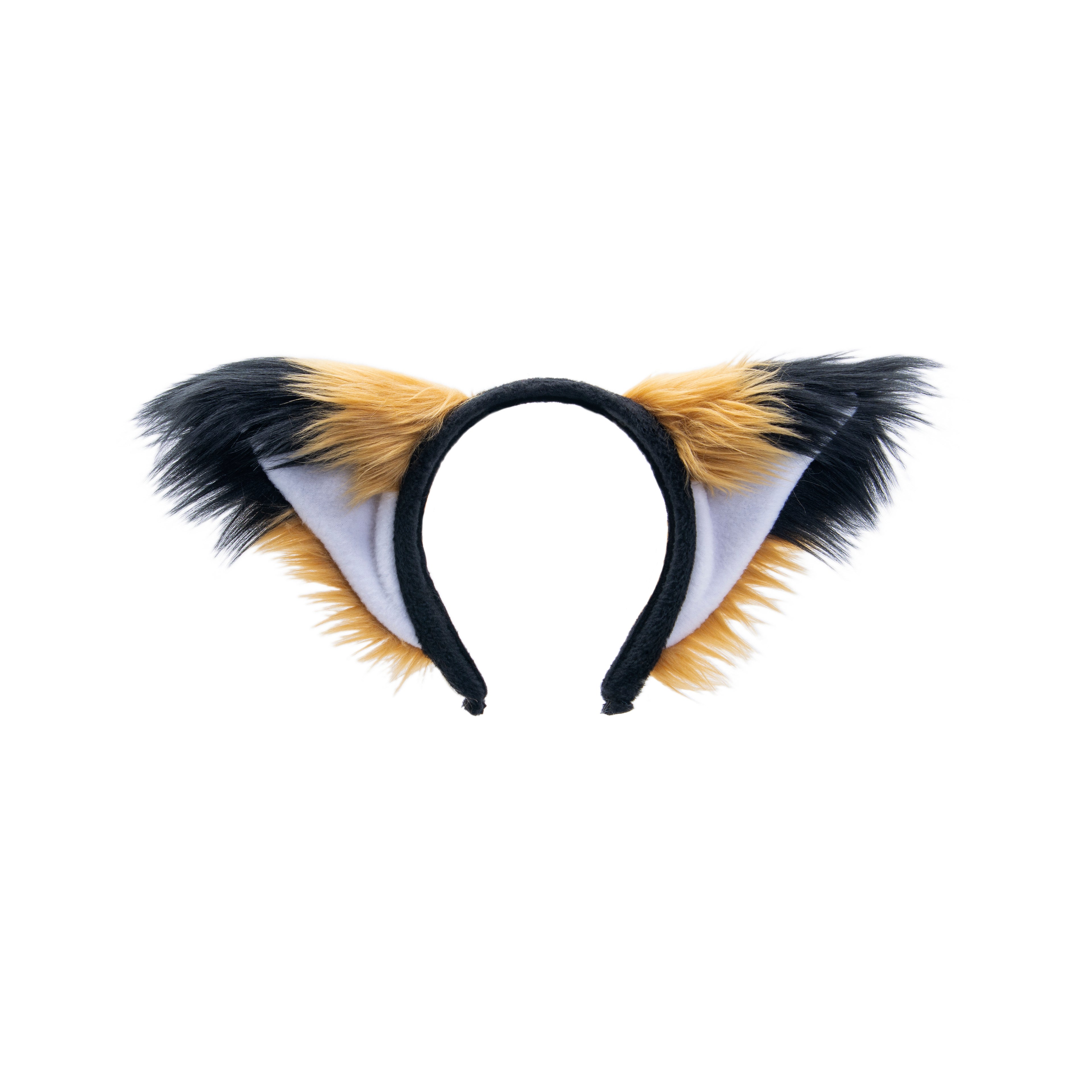 Butterscotch brown Fox Ears - Pawstar Fox Yip Ear Headband - fox ears headband for costumes, cosplay, fursuit, fashion, therian