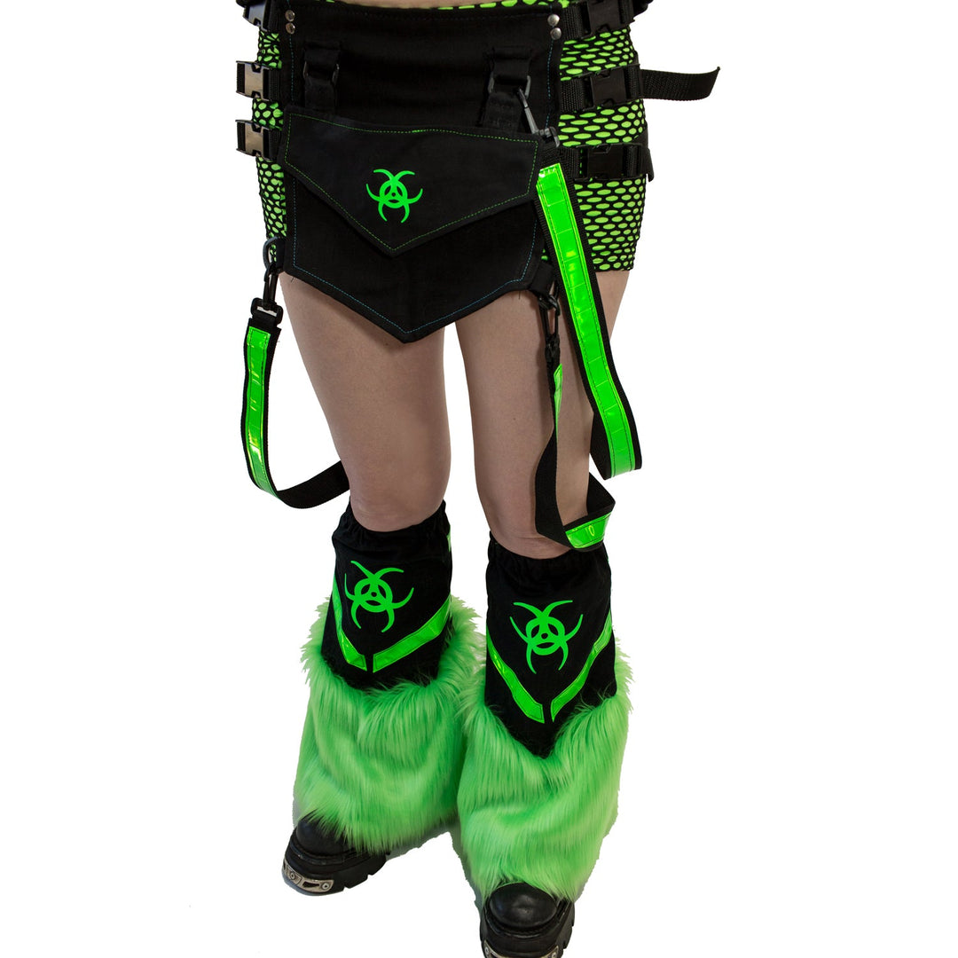 Phaser Tribe Leg Warmers - Pawstar dsfusion Arm and Leg Warmers cyber, festival, rave, ship-15