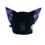 Pin Punx Fox Hat Pin Punx by Pawstar embodies the gothic lolita, punk, emo, and harajuku vibes. The vibrant plaid is the perfect contrast to the various safety pins, ear piercings, and custom Pawstar buttons. 
Pawstar has been making all of our products in the USA since 2003. 